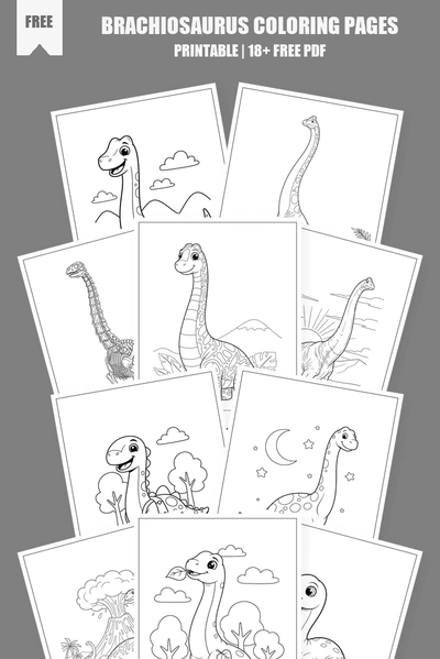 Coloring Pages PDF Pack Cover