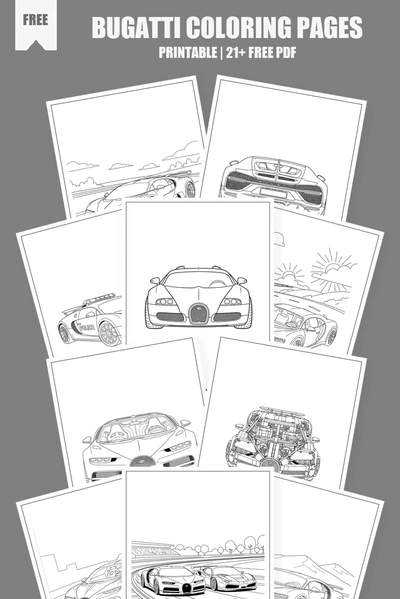 Coloring Pages PDF Pack Cover