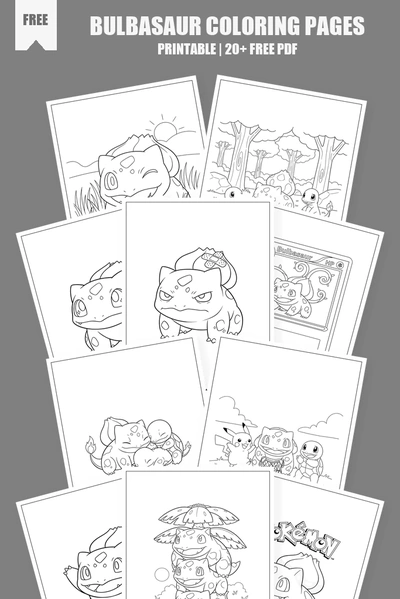 Coloring Pages PDF Pack Cover