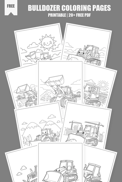 Coloring Pages PDF Pack Cover