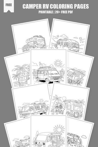 Coloring Pages PDF Pack Cover