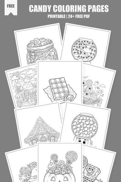Coloring Pages PDF Pack Cover