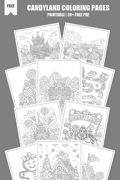 Coloring Pages PDF Pack Cover