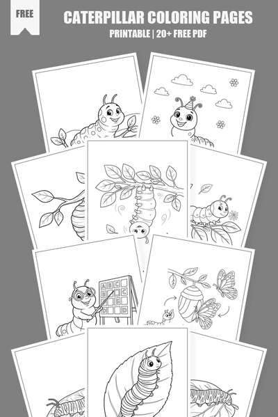 Coloring Pages PDF Pack Cover