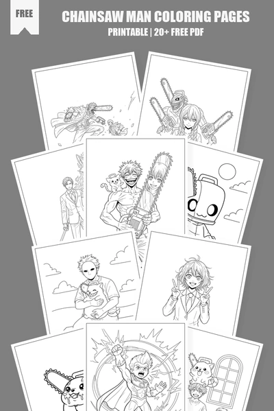 Coloring Pages PDF Pack Cover