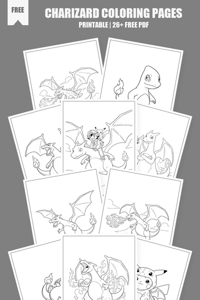 Coloring Pages PDF Pack Cover