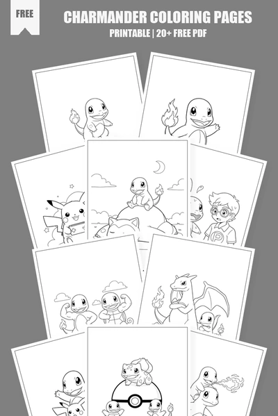 Coloring Pages PDF Pack Cover