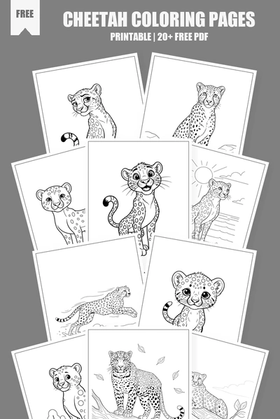 Coloring Pages PDF Pack Cover
