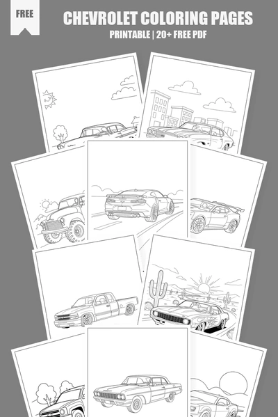 Coloring Pages PDF Pack Cover