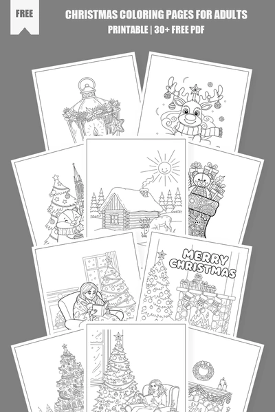 Coloring Pages PDF Pack Cover