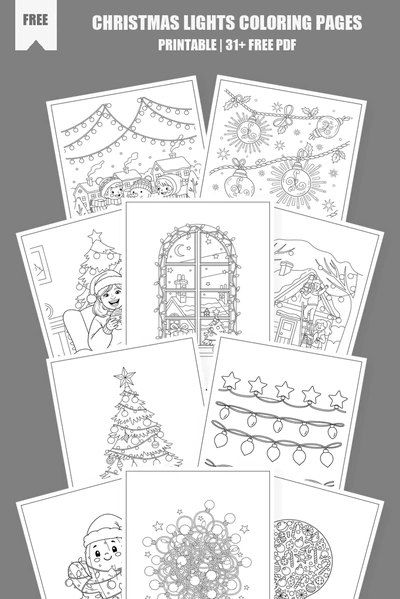 Coloring Pages PDF Pack Cover