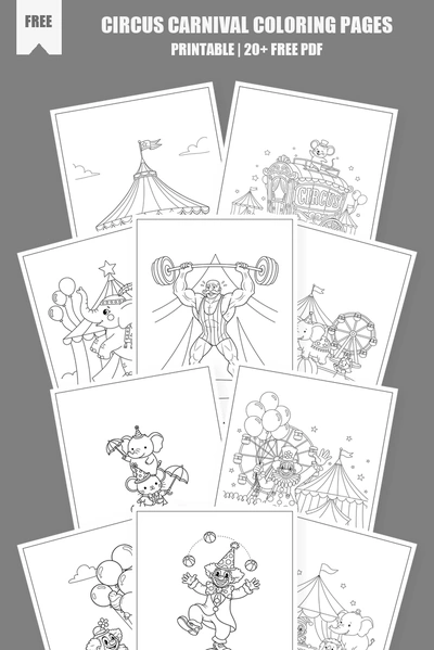 Coloring Pages PDF Pack Cover