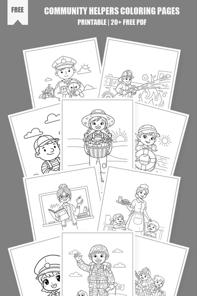 Coloring Pages PDF Pack Cover