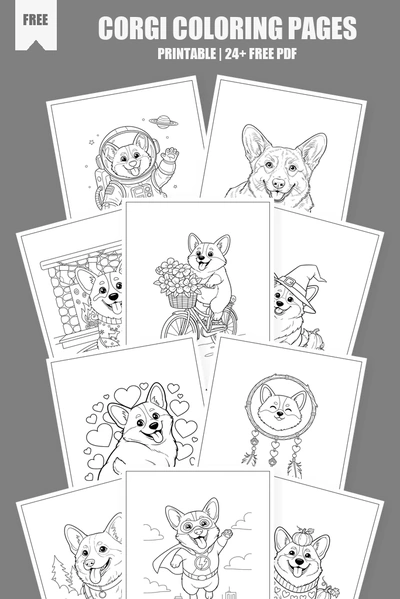 Coloring Pages PDF Pack Cover