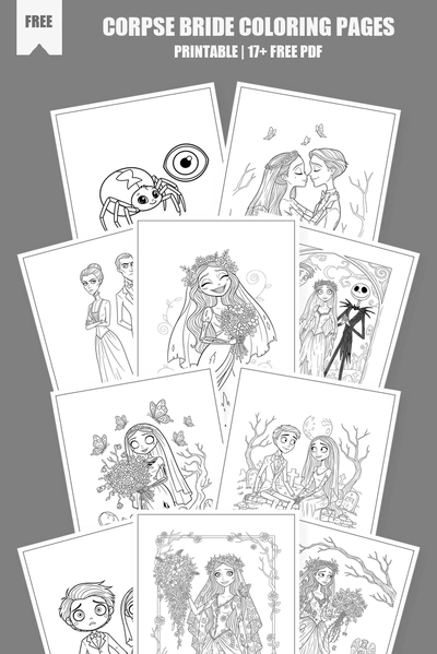 Coloring Pages PDF Pack Cover