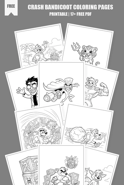 Coloring Pages PDF Pack Cover