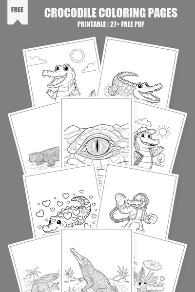 Coloring Pages PDF Pack Cover