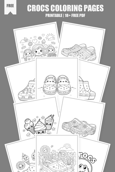 Coloring Pages PDF Pack Cover