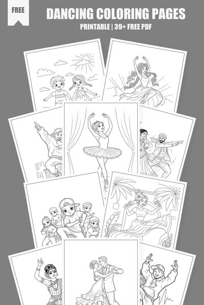 Coloring Pages PDF Pack Cover