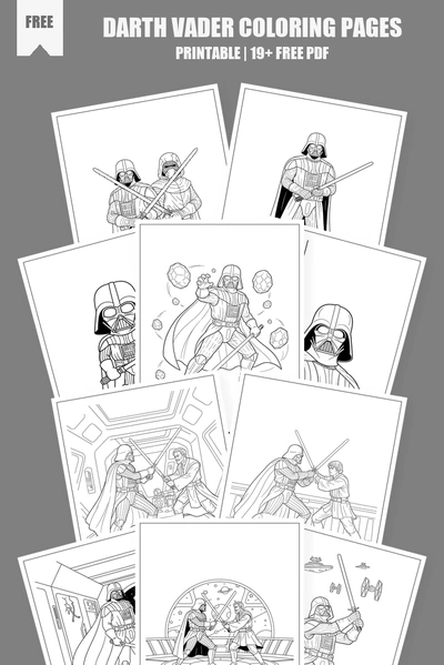 Coloring Pages PDF Pack Cover