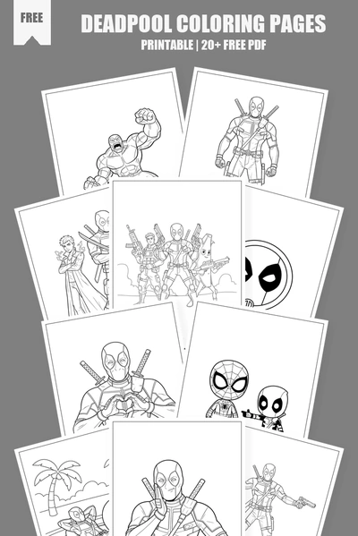 Coloring Pages PDF Pack Cover