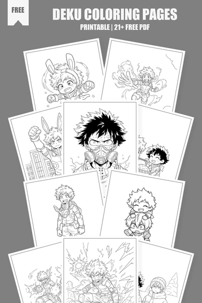 Coloring Pages PDF Pack Cover