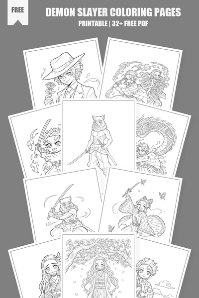 Coloring Pages PDF Pack Cover