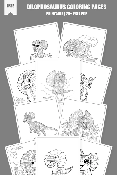 Coloring Pages PDF Pack Cover