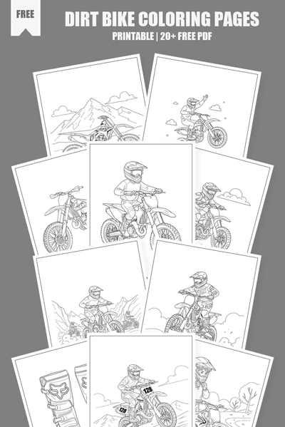 Coloring Pages PDF Pack Cover