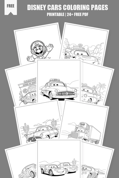 Coloring Pages PDF Pack Cover