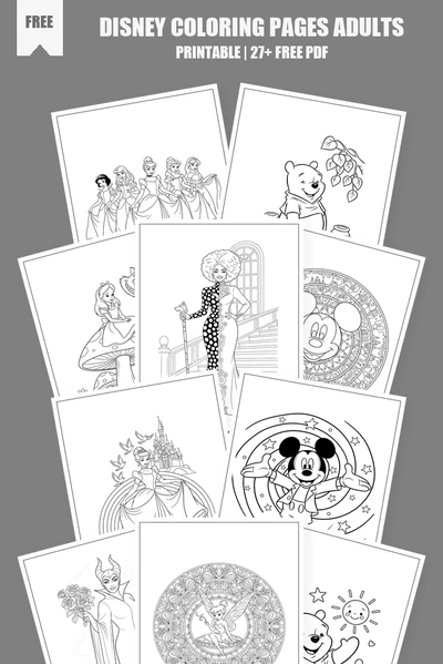 Coloring Pages PDF Pack Cover