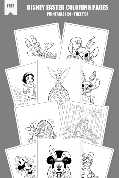 Coloring Pages PDF Pack Cover