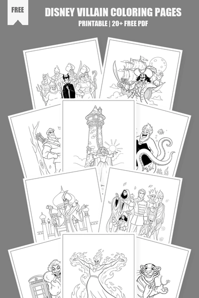 Coloring Pages PDF Pack Cover