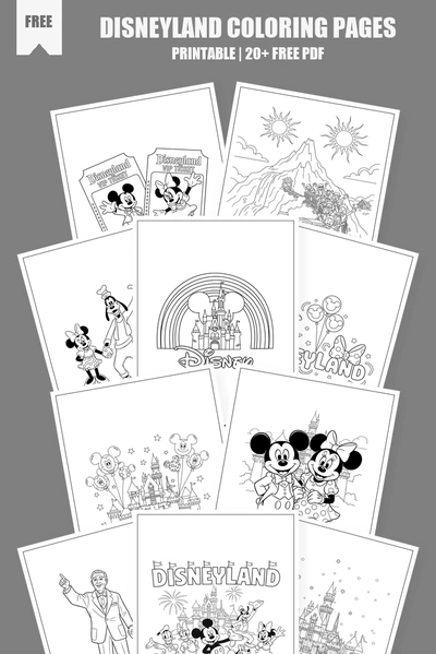 Coloring Pages PDF Pack Cover