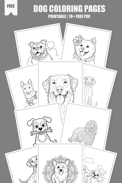 Coloring Pages PDF Pack Cover