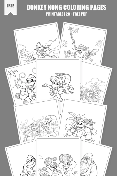 Coloring Pages PDF Pack Cover
