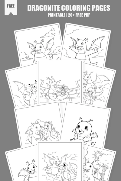 Coloring Pages PDF Pack Cover