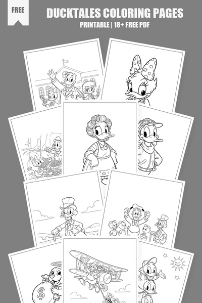 Coloring Pages PDF Pack Cover