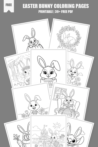 Coloring Pages PDF Pack Cover