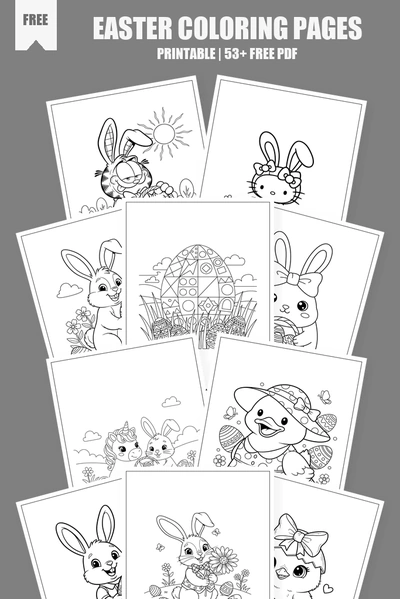 Coloring Pages PDF Pack Cover