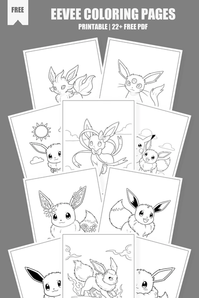 Coloring Pages PDF Pack Cover