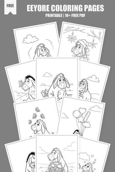 Coloring Pages PDF Pack Cover