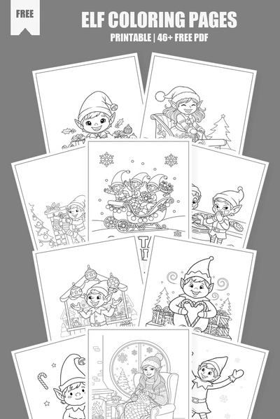 Coloring Pages PDF Pack Cover