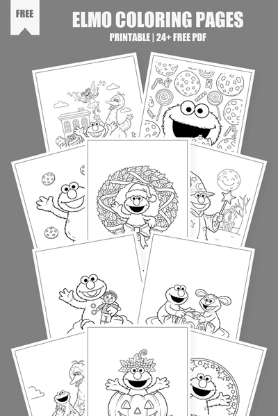 Coloring Pages PDF Pack Cover