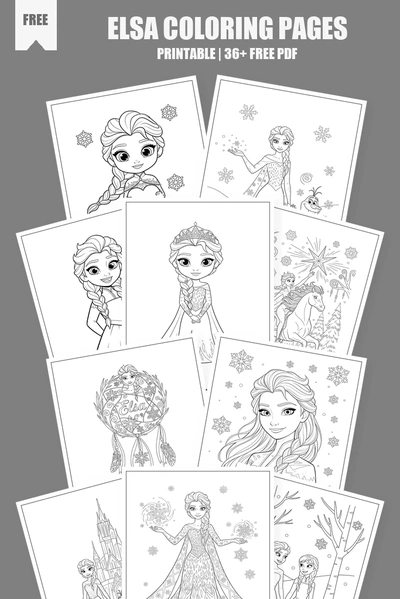 Coloring Pages PDF Pack Cover