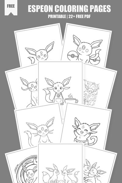 Coloring Pages PDF Pack Cover