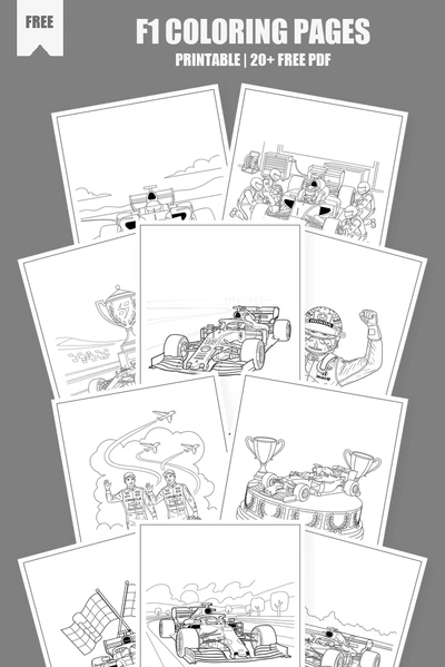 Coloring Pages PDF Pack Cover
