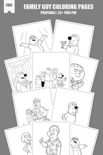 Coloring Pages PDF Pack Cover