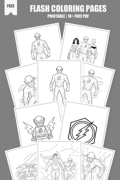 Coloring Pages PDF Pack Cover