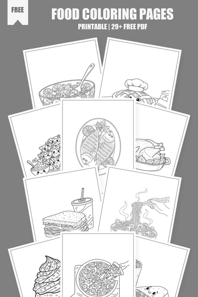 Coloring Pages PDF Pack Cover